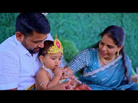 Cute krishna and cake smash | Ashwik’s first birthday special | part 2