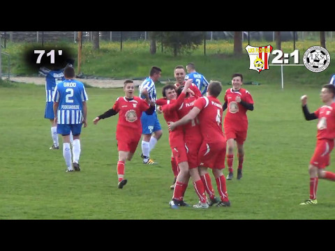 Mateusz Łątka 2:1 (71') Płomień Limanowa - Gród Podegrodzie (10.05.2017r.)