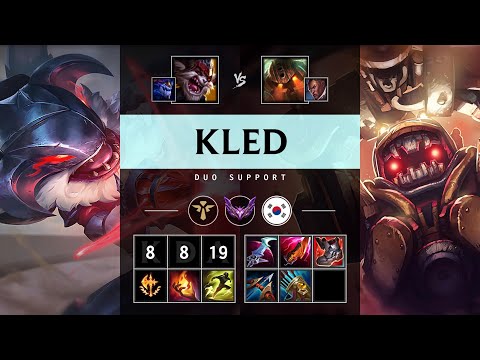 Kled Support vs Nautilus - KR Master Patch 25.14