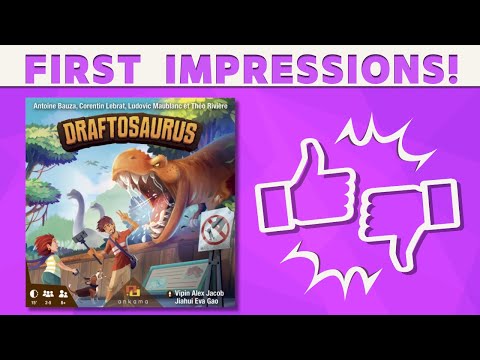 Draftosaurus - First Impression REVIEW!