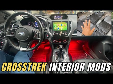 Husky Liners & VONT LED Foot Well Lighting Install on a Subaru Crosstrek