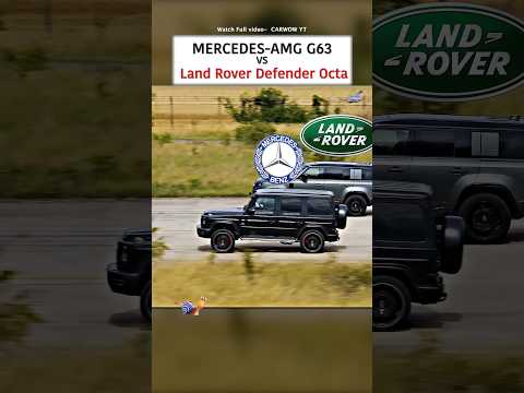 Mercedes-AMG G63 vs Land Rover Defender OCTA — DRAG RACE