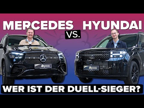 💥🥊Hyundai SANTA FE vs. Mercedes-Benz GLE: Wer gewinnt unsere Auto-Challaenge?