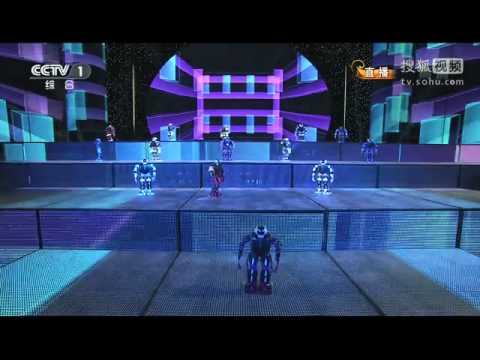 robonova2 china cctv on the stage