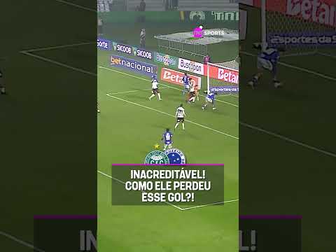 O CRUZEIRENSE VAI SONHAR COM ESSA BOLA QUE NÃO ENTROU! #shorts