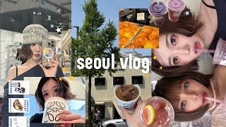 【Seoul Vlog🇰🇷✈️】韓国2泊3日、ご飯とショッピングの旅~~🛍️🍚