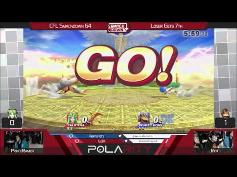 CFLS64 - Prince Ramen (Palutena) vs Riot (Donkey Kong) - Losers Eights