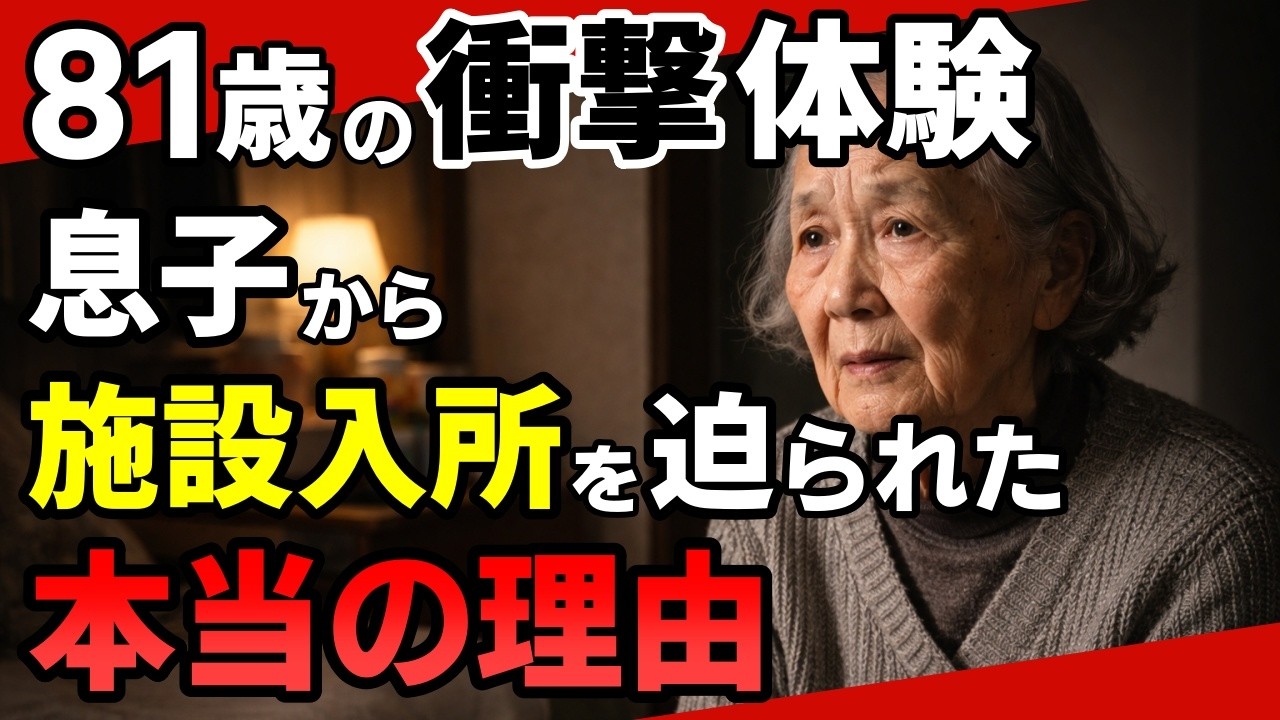【81歳女性】年金月9万円で一人暮らし。息子から施設入所を迫られた本当の理由