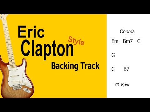 Ballad Eric Clapton Style Guitar BackingTrack Em HighQuality