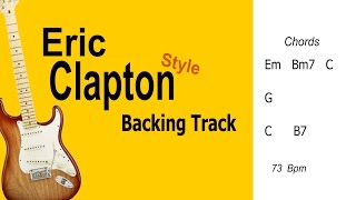 Ballad Eric Clapton Style Guitar BackingTrack Em HighQuality