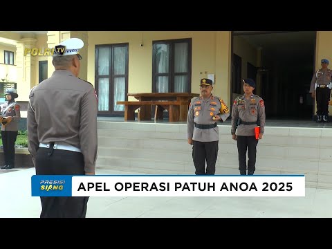 KAPOLDA SULTRA PIMPIN APEL OPERASI PATUH ANOA 2025