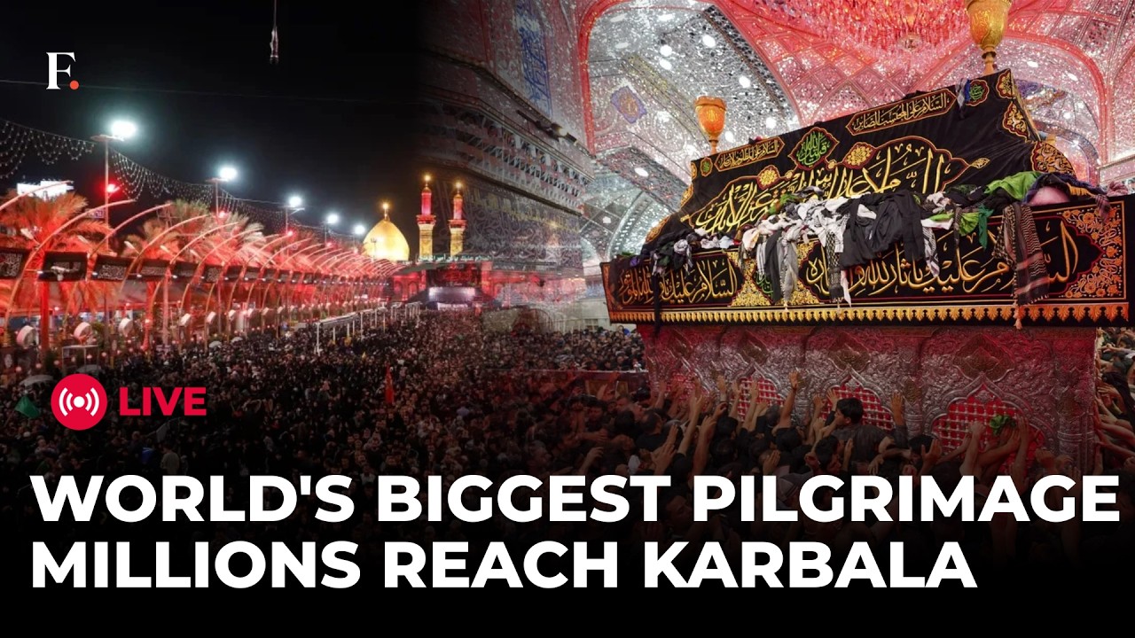 Millions Gather For Arbaeen Pilgrimage | World's Biggest Arbaeen Pilgrimage Begins | LIVE