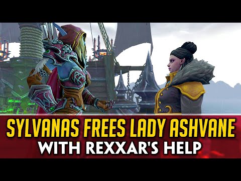 Sylvanas Releases Lady Ashavne with Rexxar's Help - The Horde at a Crossroad [WOW BFA 8.1 Cutscene]