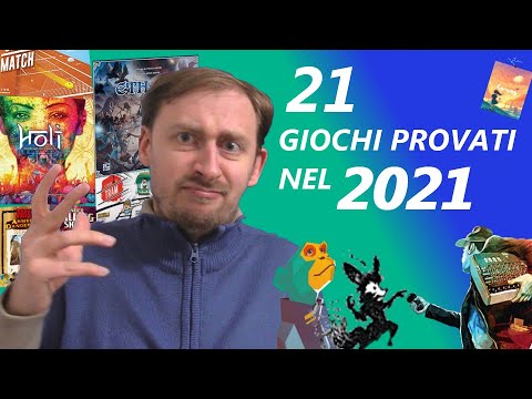 21 giochi da tavolo provati nel 2021 !