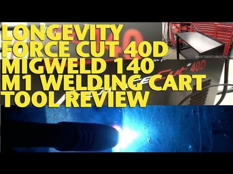 Longevity Force Cut 40D, Migweld 140, M1 Cart Tool Review -EricTheCarGuy Video