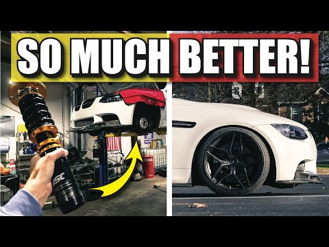 THE M3 FINALLY HAS THE PERFECT DROP! - ISC Coilovers on my Bmw E90 M3!