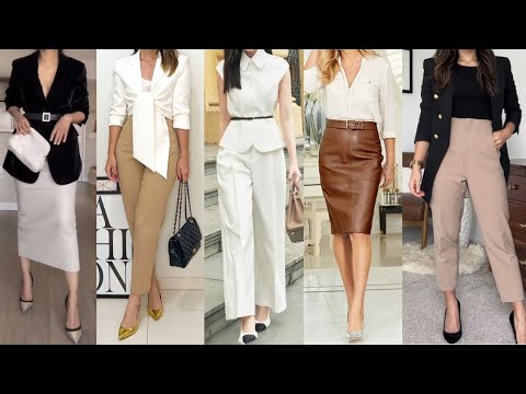 ATUENDOS para VESTIR con un ESTILO ELEGANTE  SENCILLO y DISCRETO/ COMBINACIONES DE ROPA ELEGANTE