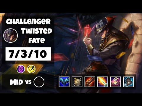 Twisted Fate vs LeBlanc KOREAN Challenger MID (7/3/10) - v11.17