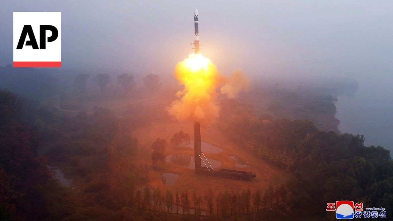 North Korea shows latest ICBM launch; experts say missile too big to use in war