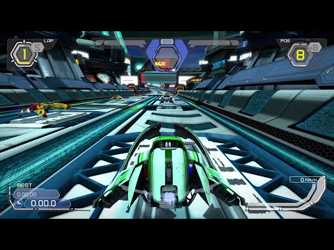 WipEout Omega Collection - Phantom single race forward tracks