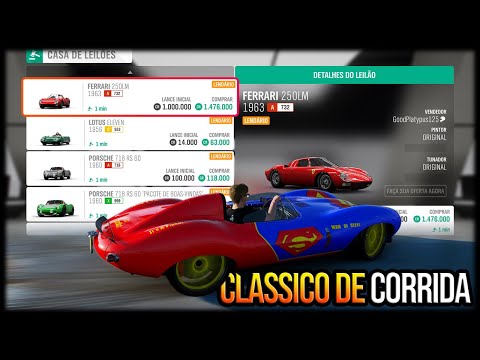 Forza Horizon 4 - ARRANCADÃO de LEILÃO com CLASSICOS de CORRIDA