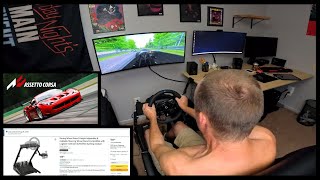 LHGTV // TESTING RACING WHEEL STAND ON PC // ASSETTO CORSA //