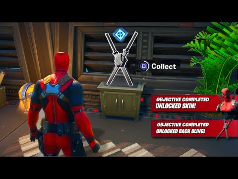 FIND DEADPOOL'S KATANAS QUICK GUIDE, DEAL DAMAGE TO OPPONENTS STRUCTURES (DEADPOOL WEEK 4)