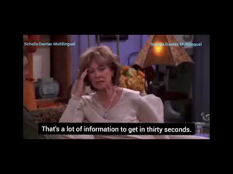 Learning English. That's a lot of information to get in thirty (30) seconds.