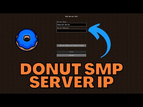 Minecraft Donut SMP Server IP Address