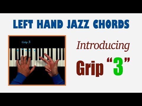 Left hand chords: We exercise "Tonic" and "II-V-I" progressions