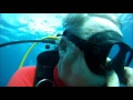 Earbreather- Effect of a diver's ruptured eardrum