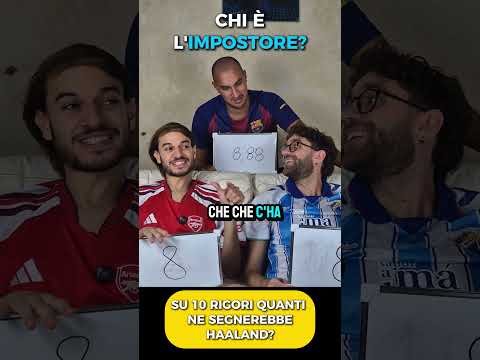 INDOVINA L'IMPOSTORE CON DOMANDA SU HAALAND #impostor #football