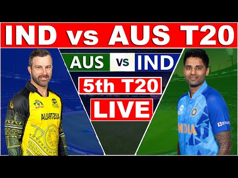 Live IND Vs AUS 5th T20 Match | india vs Austarlia Live Score | IND vs AUS Last 5 Overs