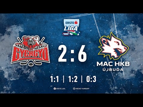 Gólösszefoglaló - EL 95 - Gyergyói Hoki Klub - MAC HKB Újbuda 2:6 20211120