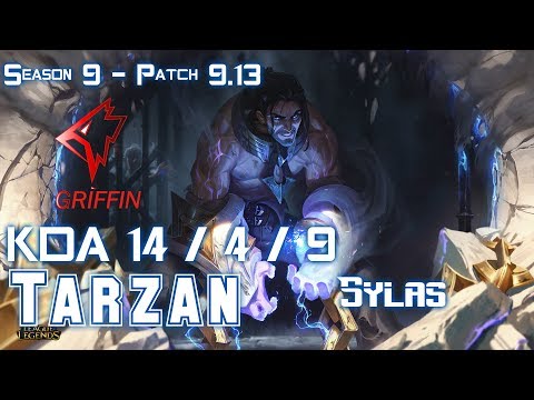 GRF Tarzan SYLAS vs GRAGAS Jungle - Patch 9.13 KR Ranked