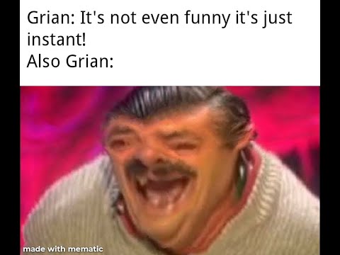 Grian laughing hysterically for 5 minutes and 12 seconds
