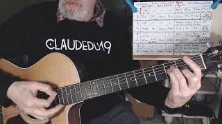 QUAND J ' ETAIS  CHANTEUR DE MICHEL DELPECH  . tuto guitare  .