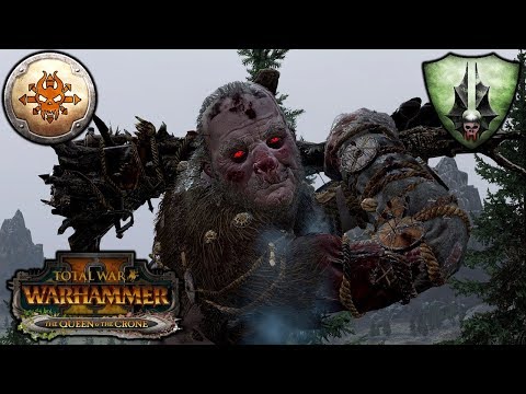 GIANT PROBLEMS - Norsca vs. Krell and the Vampire Counts - Total War Warhammer 2 Gameplay