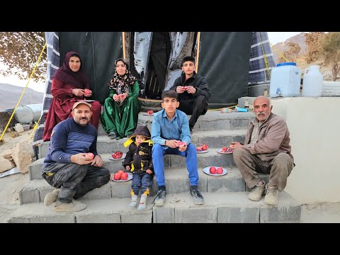 Warum hat sich Farideh heute der Bergmannschaft angeschlossen? Eine warme Mahlzeit, harte Arbeit und