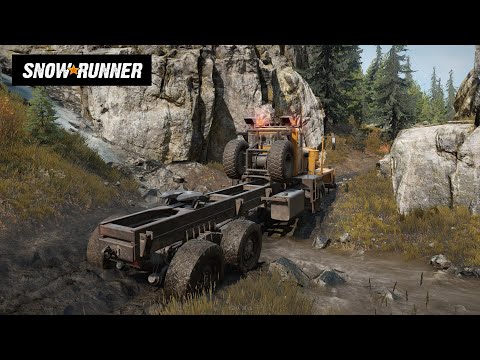 Snowrunner Walkthrough Part 24 in Co-op I Tasks Missing oil tank and Lost bags. [1440p 60FPS]