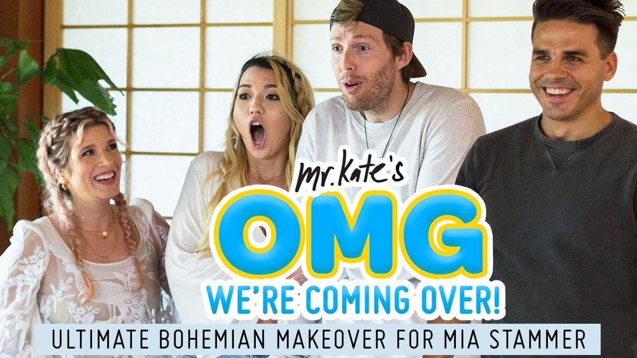 Ultimate Bohemian Living Room Design for Mia Stammer | OMG We're Coming Over | Mr. Kate