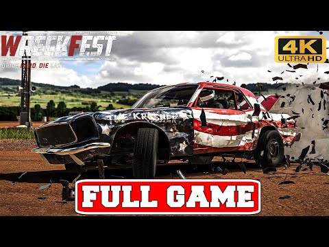 WRECKFEST Gameplay Walkthrough FULL GAME No Commentary (PC 4K 60FPS Longplay)