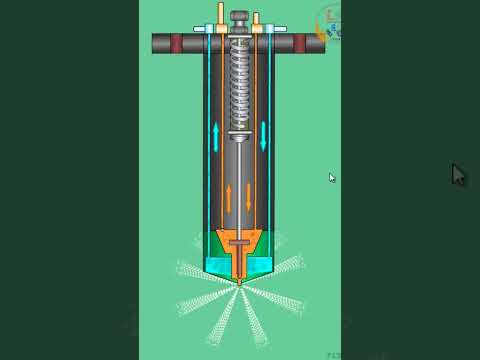 working of a fuel injector #fuelinjector