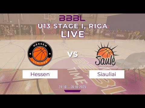 Hessen Juniors 2013 vs Šiauliai KA Saule 2013 | BBBL Boys U13