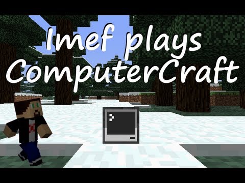 Imef plays minecraft - computer craft part 12 - making a mailing system part 1 - the end result