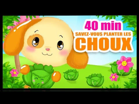 Savez-vous planter les choux - Compilation de chansons en dessin animé Titounis