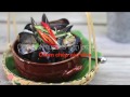 Coconut mussels with lemongrass (Chem chép xào dừa)