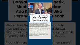 Banyak Pelajaran yang Dipetik, Menlu Iran Sebut akan Ada Kejutan Besar Jika Perang dengan AS Pecah