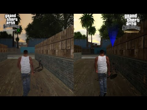 Gta San Andreas Direcrtx 3.0 vs Definitive Edition Graphics Comparison [ANDROID]
