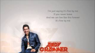 Andy Grammer - Fine By Me (lyrics on screen)